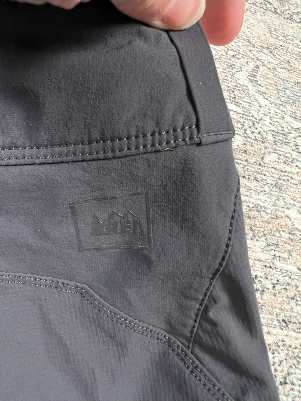 REI Ripstop Hiking Shorts Womens 10 Gray Pockets - Picture 7 of 13